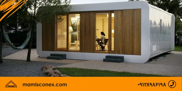 خانه پیش کانکس ساخته 4 متری